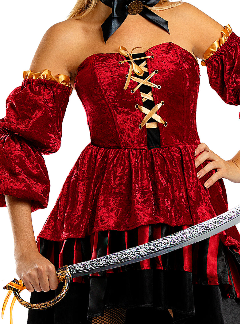 Déguisement pirate corsaire élégante femme