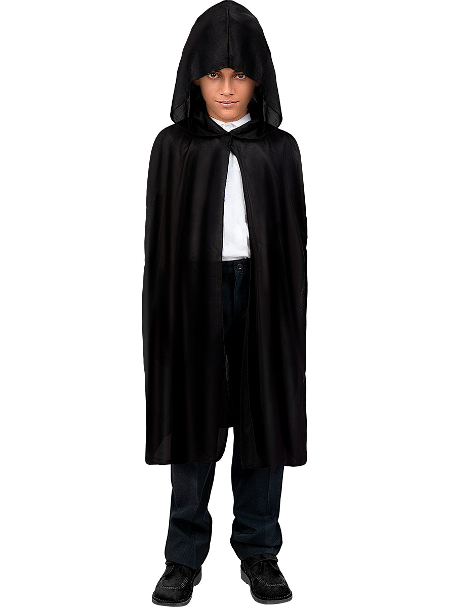 Grande cape noire enfant