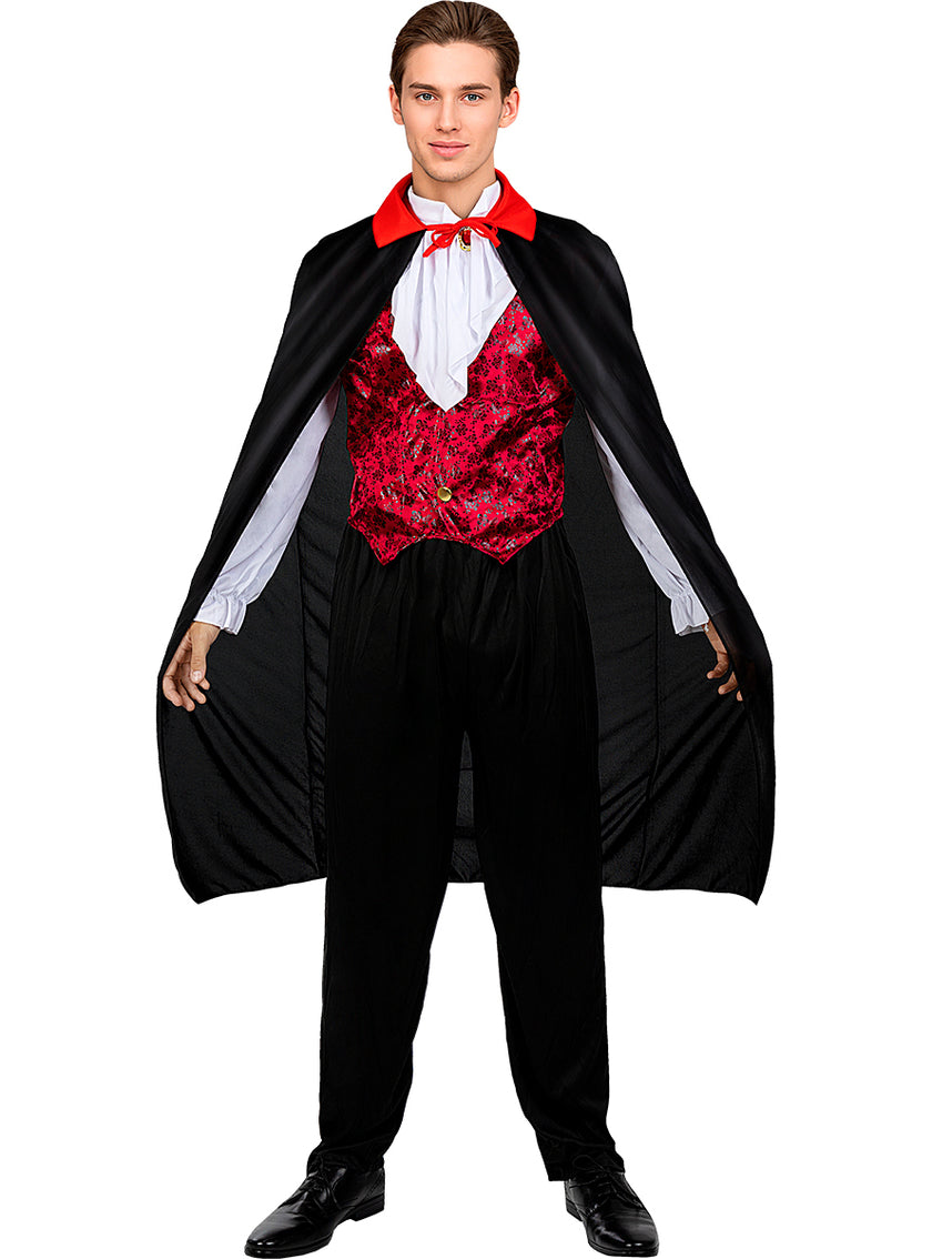 Cape Vampire noire 110 cm adulte