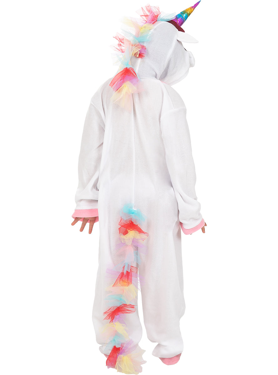 Déguisement licorne rose onesie pour enfant