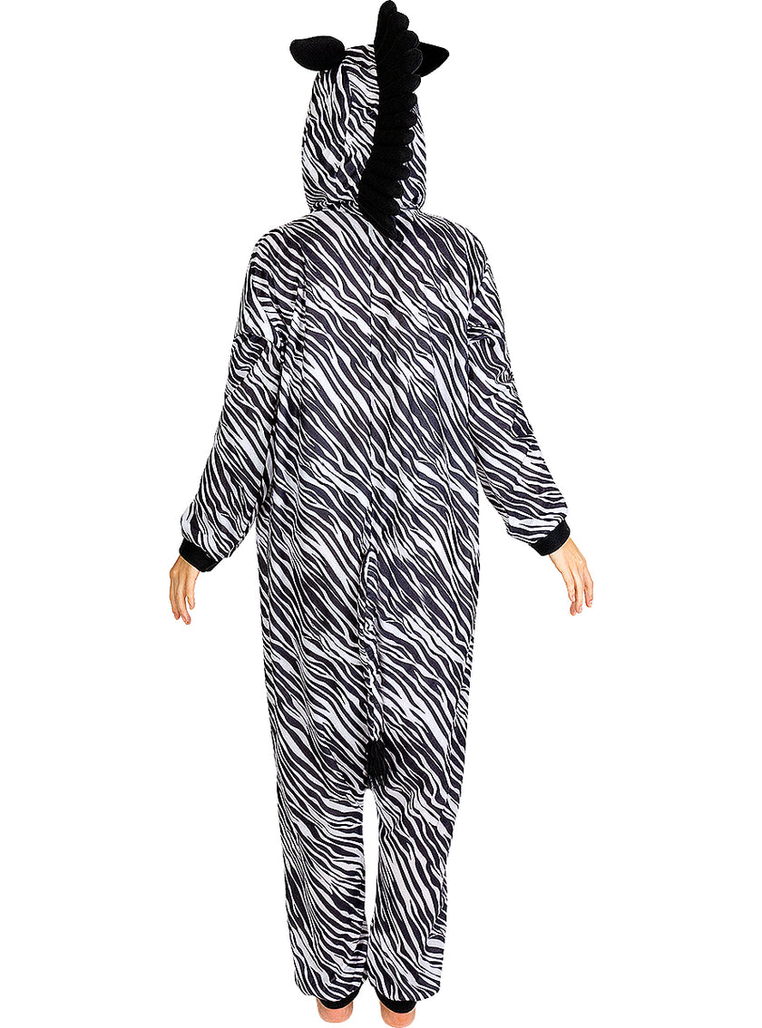 Déguisement zèbre onesie adulte