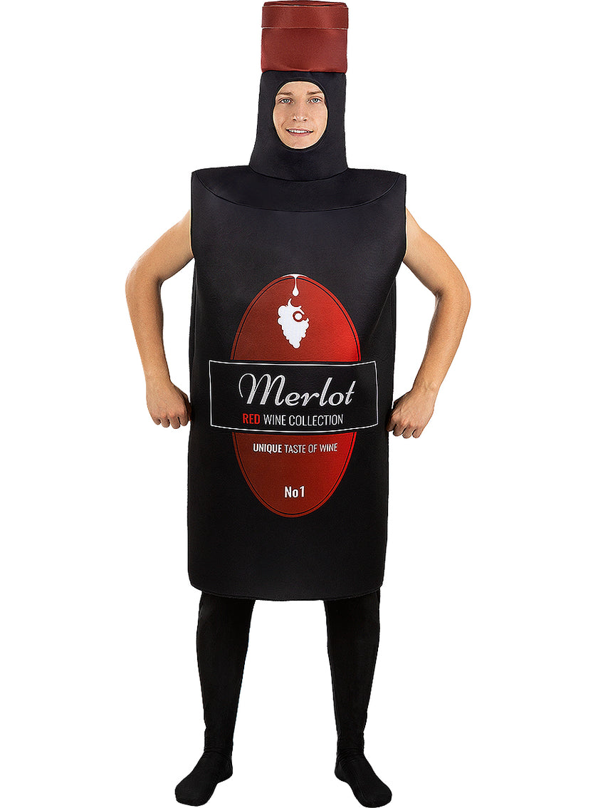 Déguisement bouteille de vin adulte