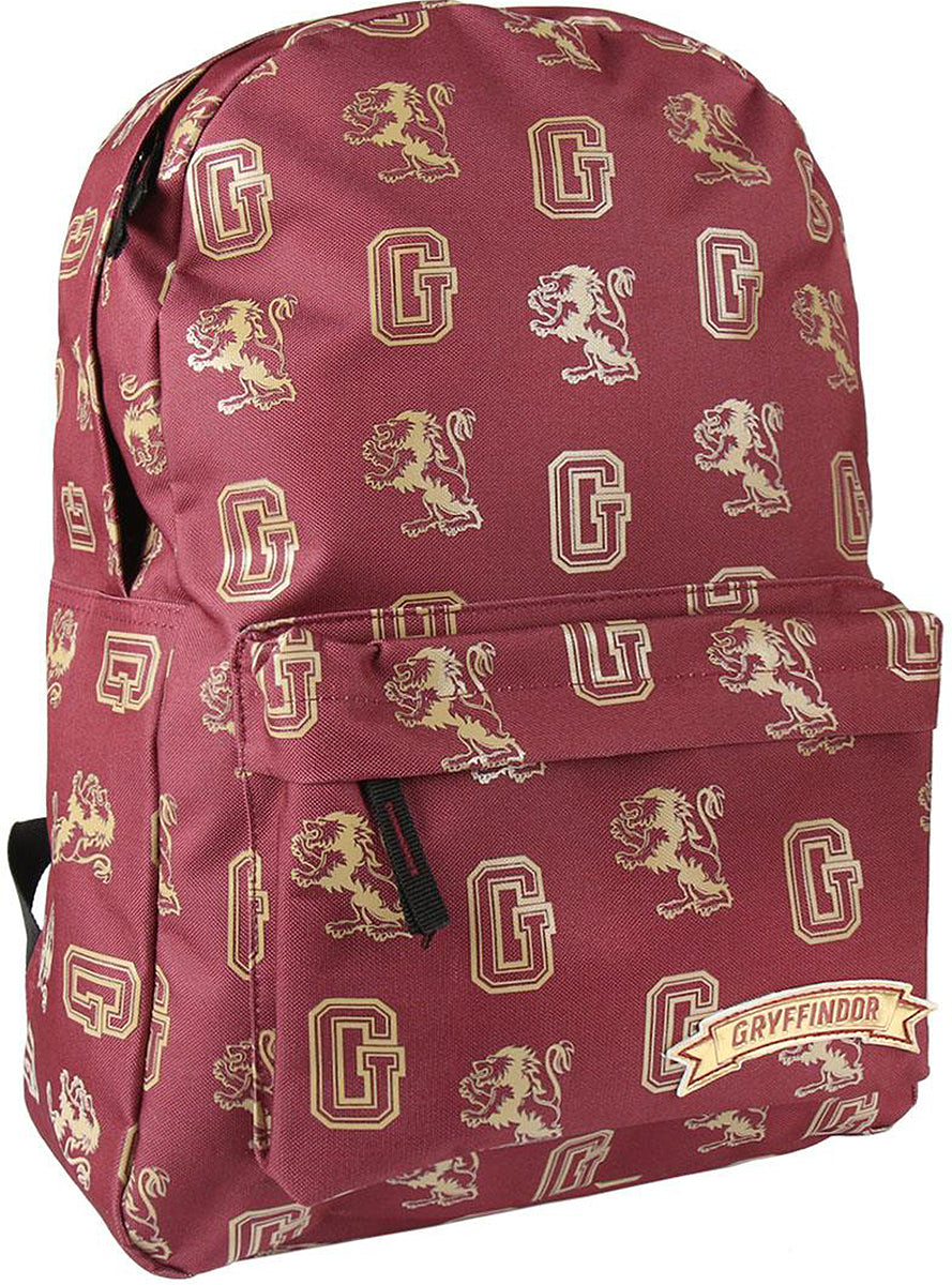 Sac à dos scolaire de Gryffondor motifs - Harry Potter