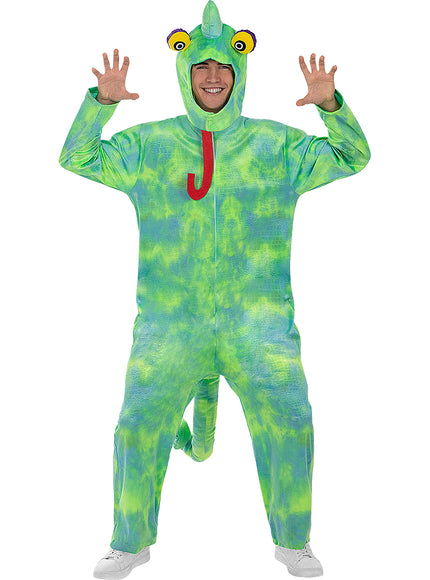 Déguisement caméléon adulte