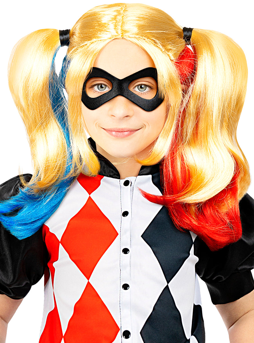 Perruque Harley Quinn pour fille