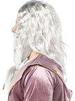 Perruque de Dumbledore avec barbe