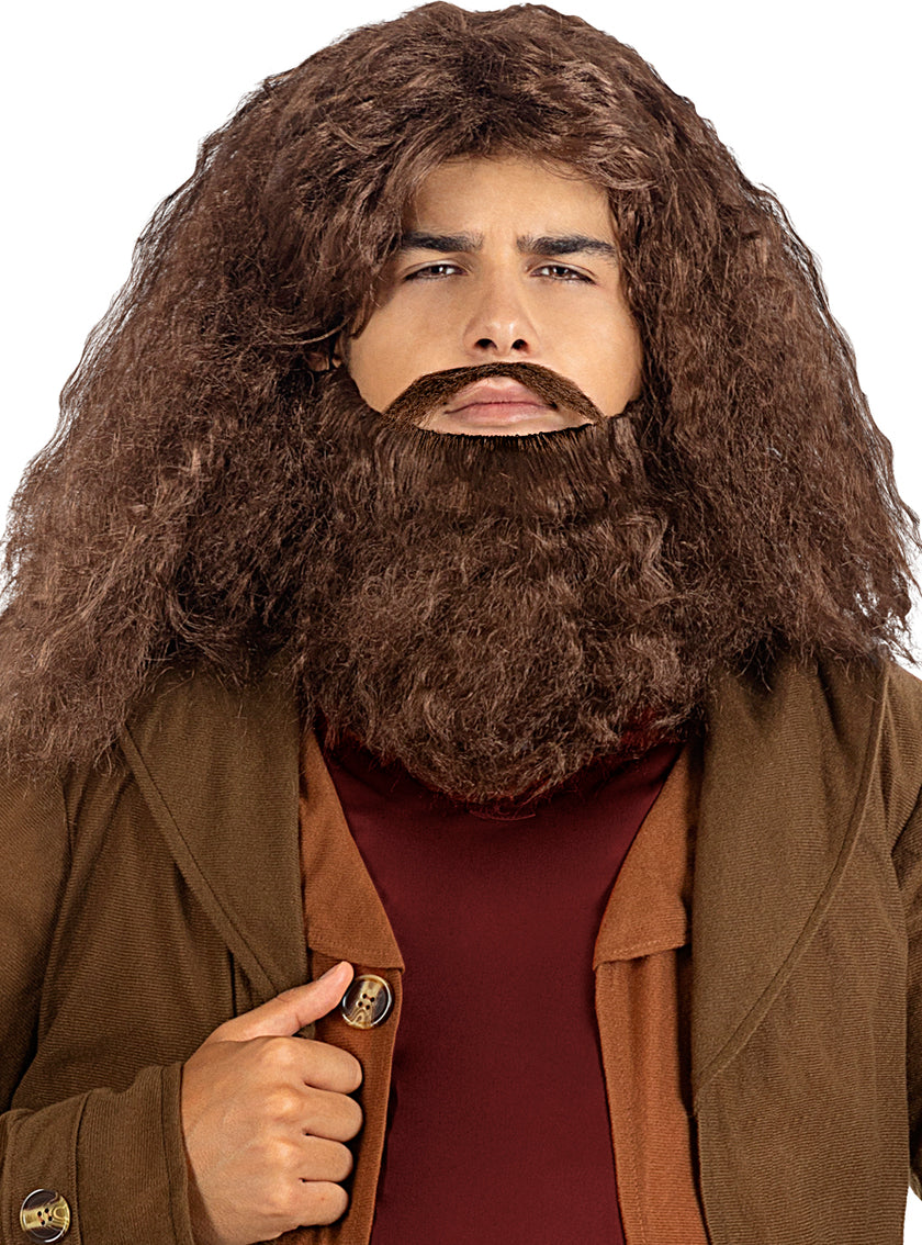 Perruque Hagrid avec barbe