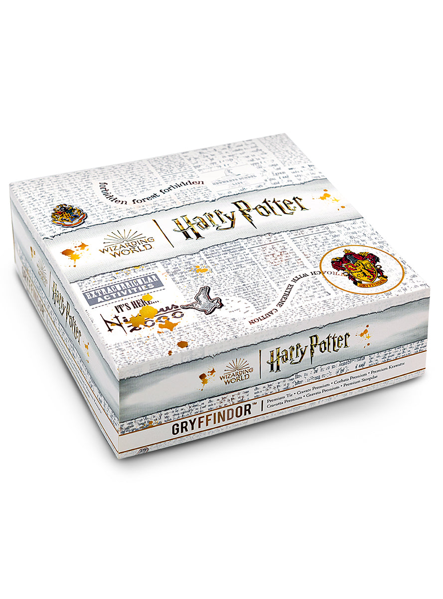 Cravate Gryffondor avec pin's - Harry Potter
