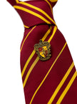 Cravate Gryffondor avec pin's - Harry Potter