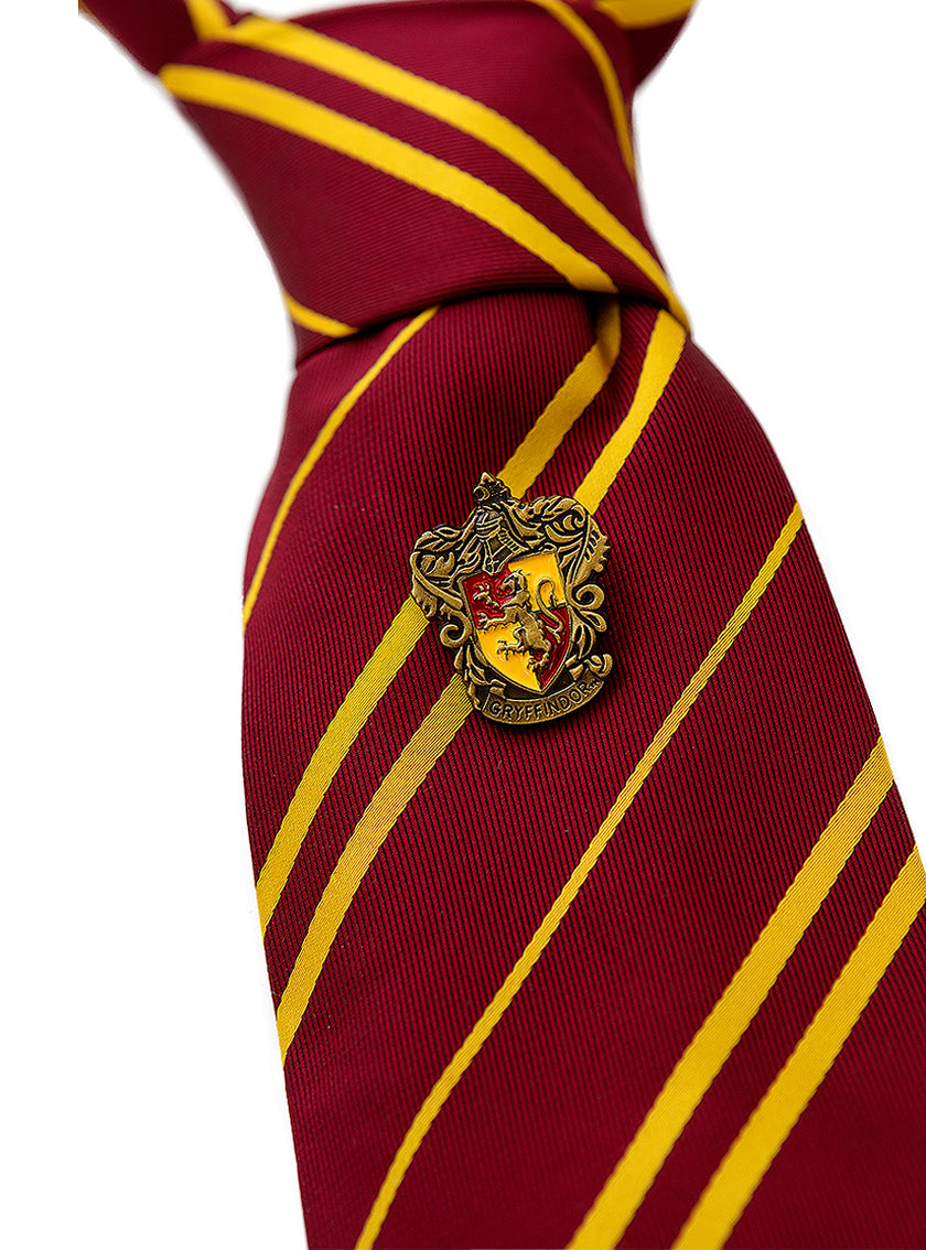 Cravate Gryffondor avec pin's - Harry Potter
