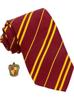 Cravate Gryffondor avec pin's - Harry Potter