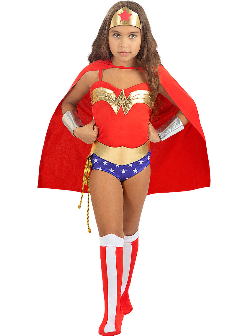 Déguisement Wonder Woman classique pour fille