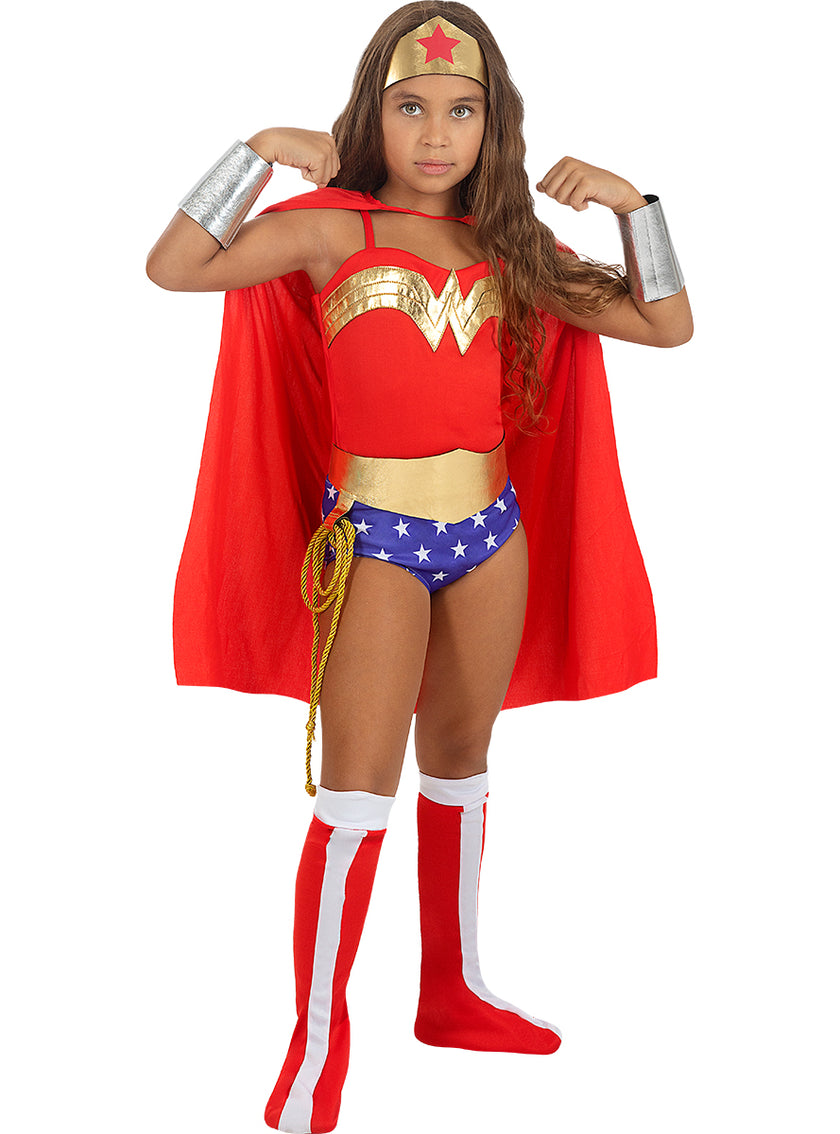 Déguisement Wonder Woman classique pour fille