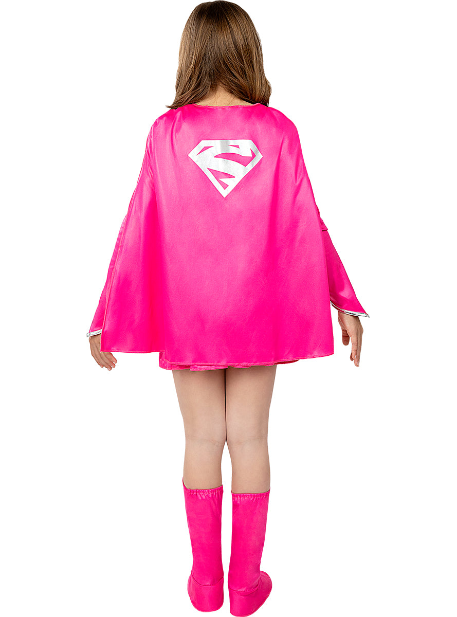 Déguisement Supergirl rose fille