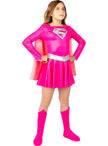 Déguisement Supergirl rose fille