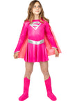 Déguisement Supergirl rose fille