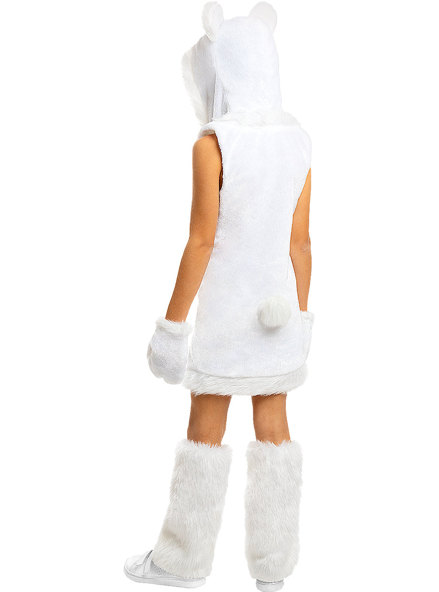 Déguisement ours polaire fille