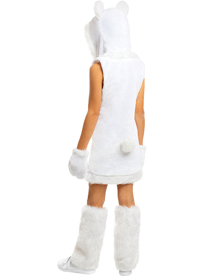 Déguisement ours polaire fille