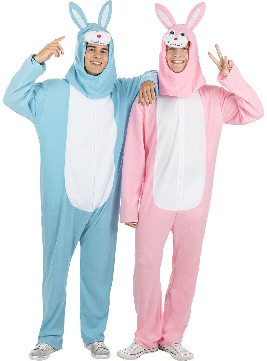 Déguisement lapin rose adulte