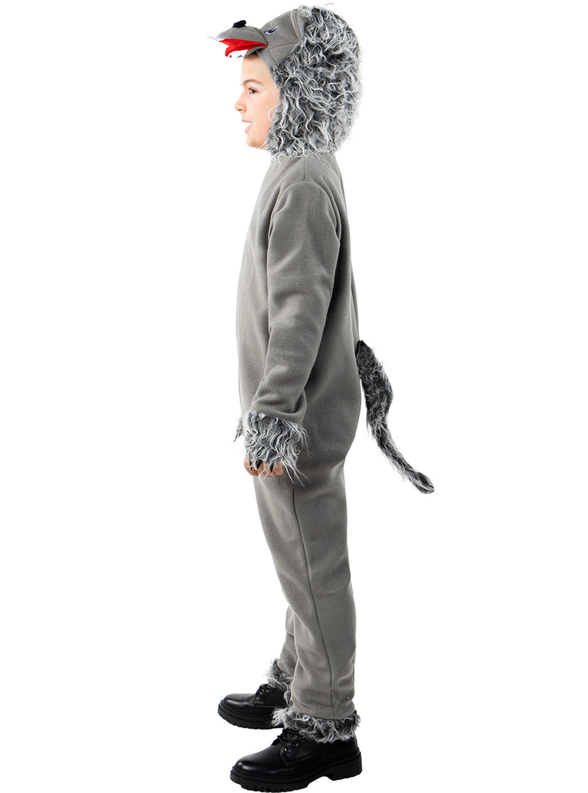 Déguisement loup gris enfant