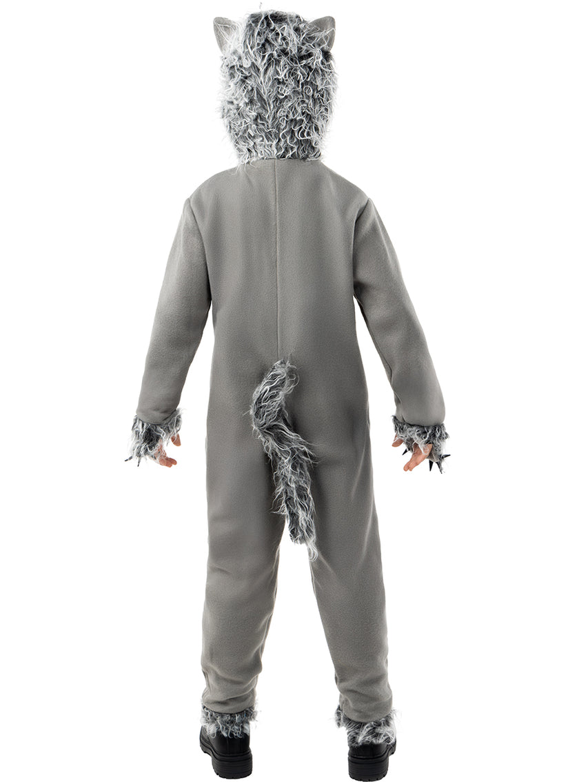 Déguisement loup gris enfant