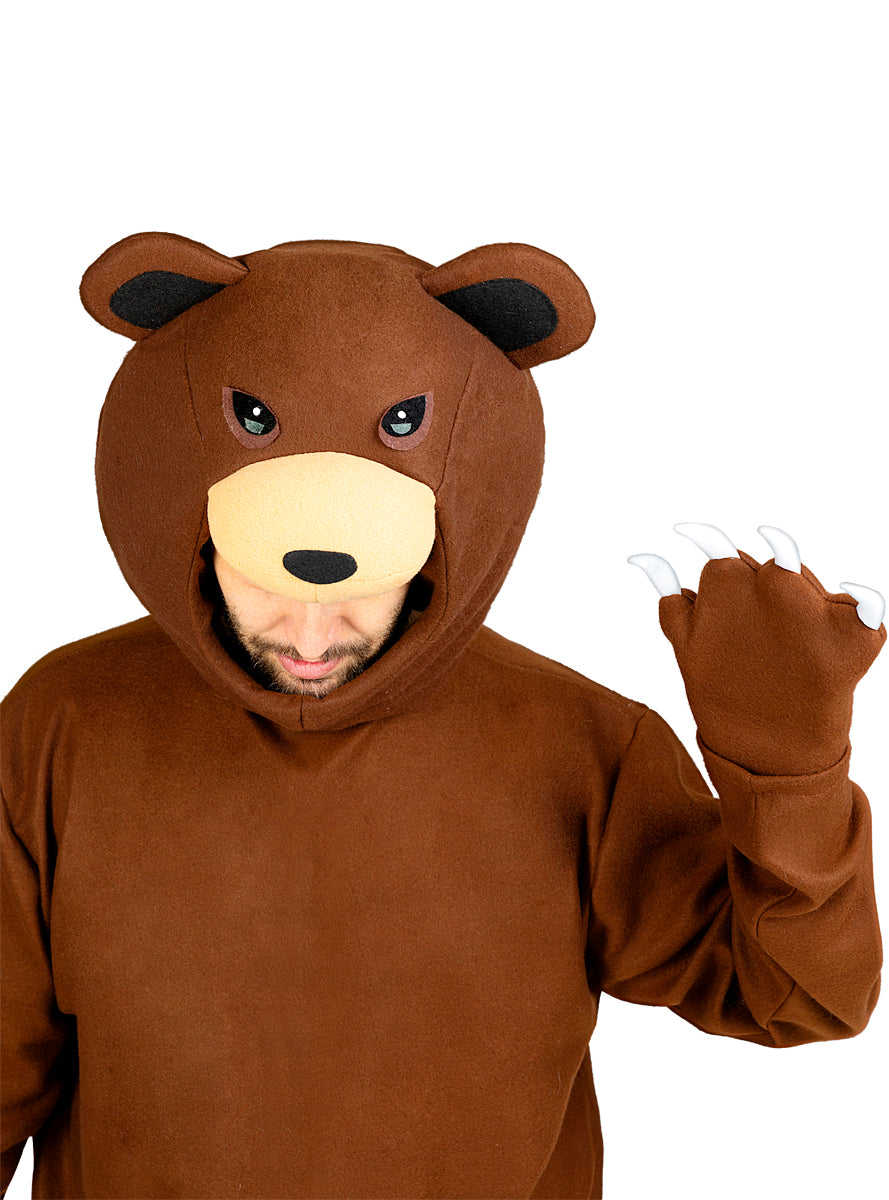 Déguisement ours brun adulte