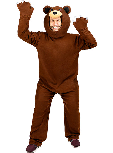 Déguisement ours brun adulte
