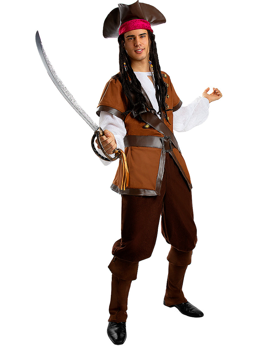 Déguisement pirate homme grande taille - Collection Caraïbe