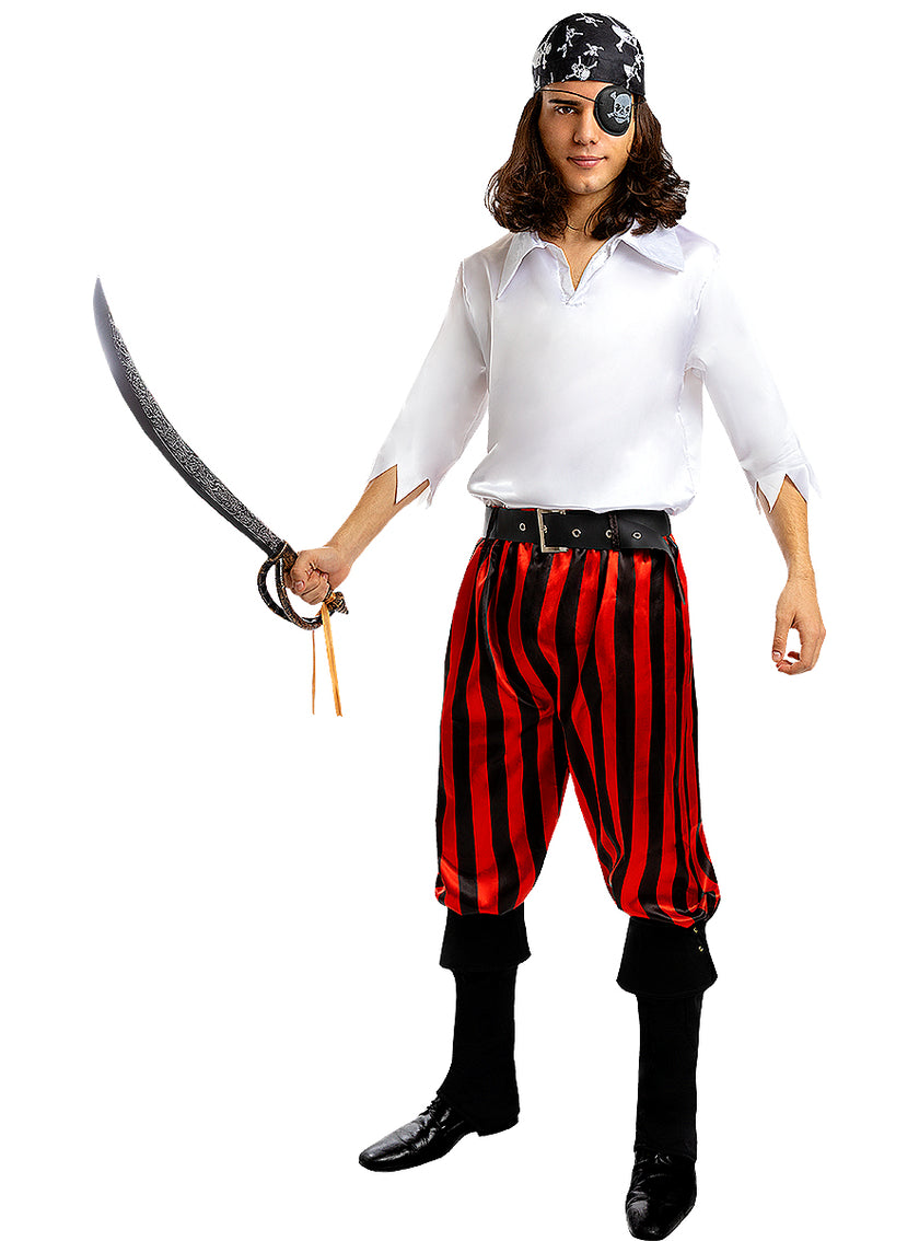 Déguisement pirate homme grande taille - Collection Mercenaire