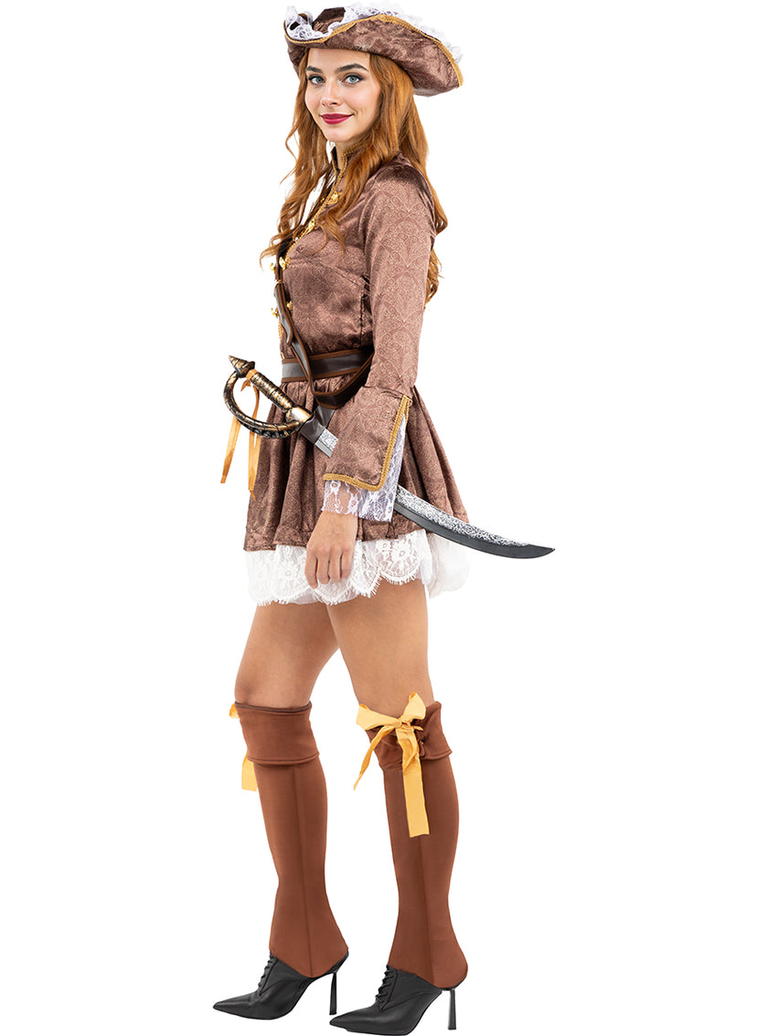 Déguisement pirate colonial femme grande taille
