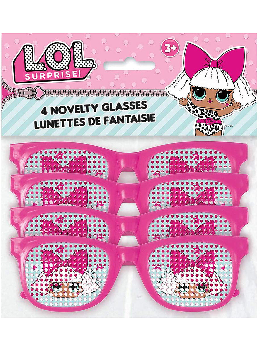 4 lunettes LOL Surprise enfant