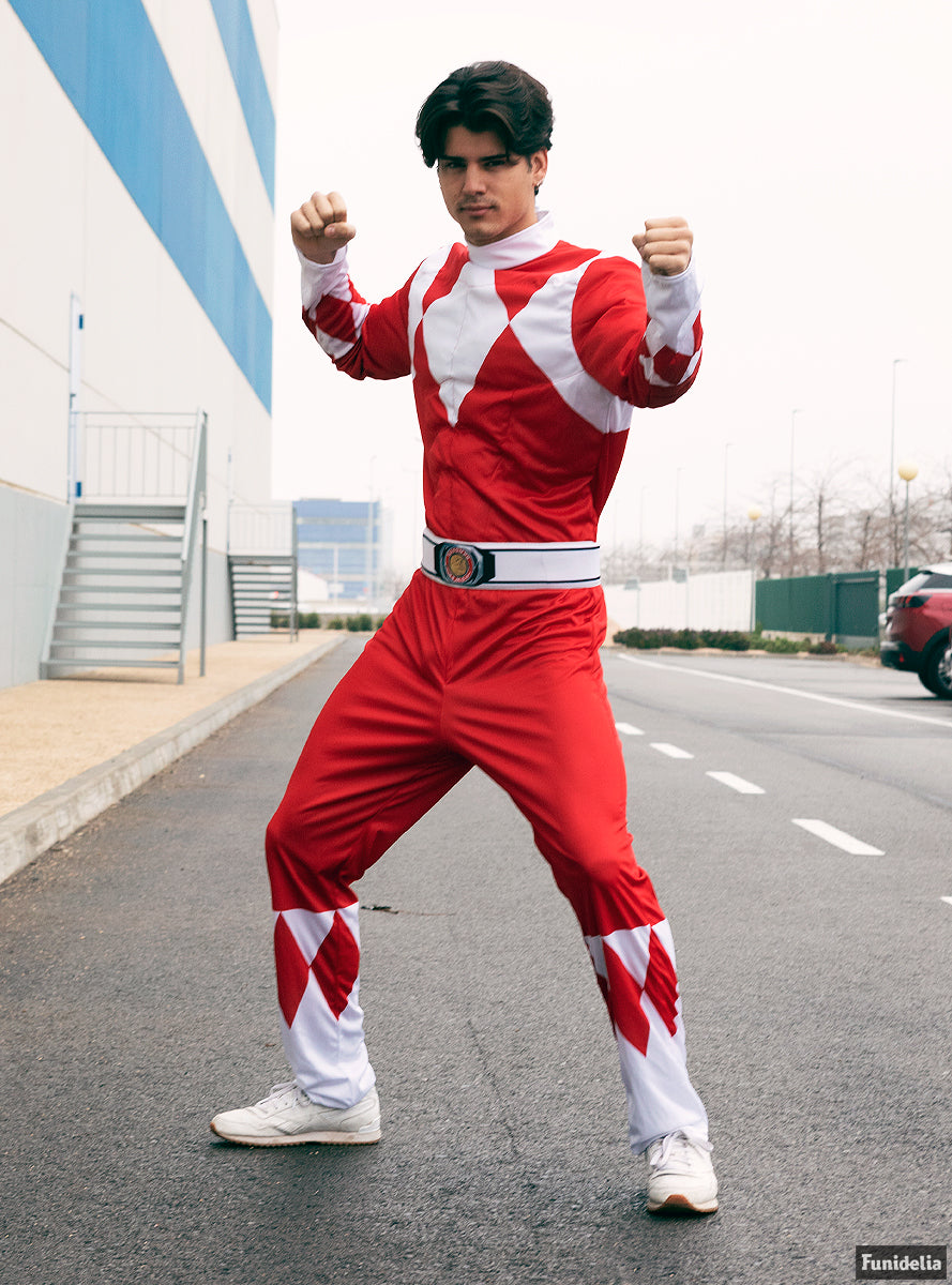 Déguisement de Power Ranger rouge adulte