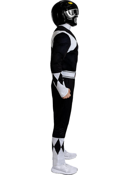Casque Power Ranger Noir adulte