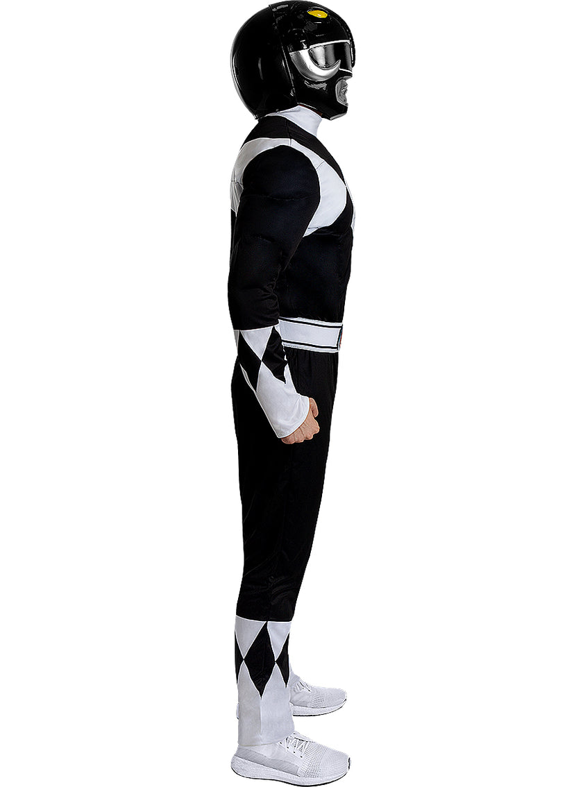 Casque Power Ranger Noir adulte