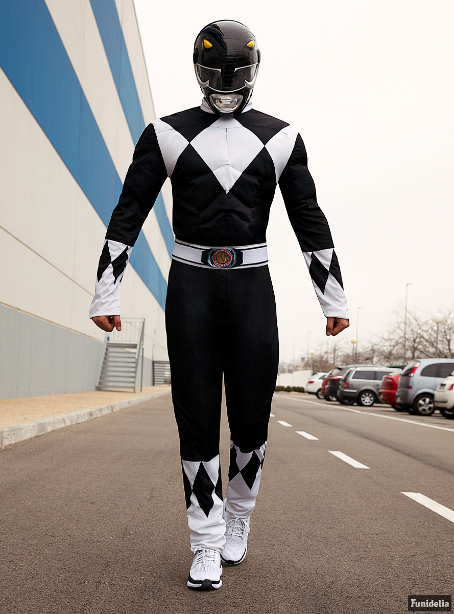 Casque Power Ranger Noir adulte