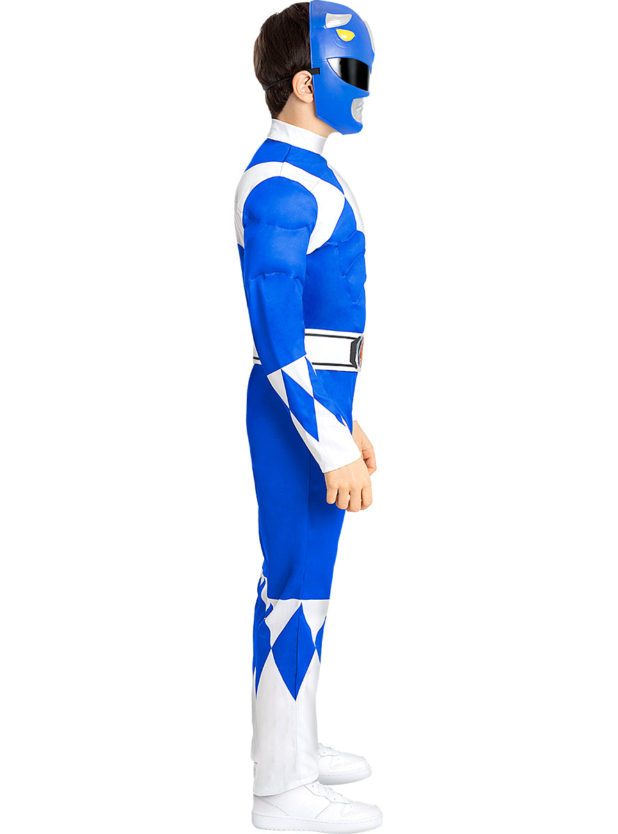 Masque Power Ranger bleu enfant