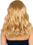 Perruque blonde à frange