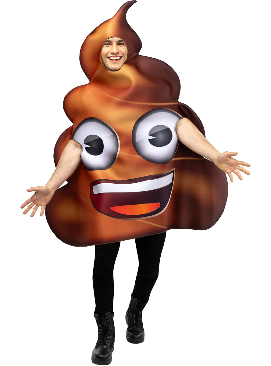 Déguisement émoji caca adulte