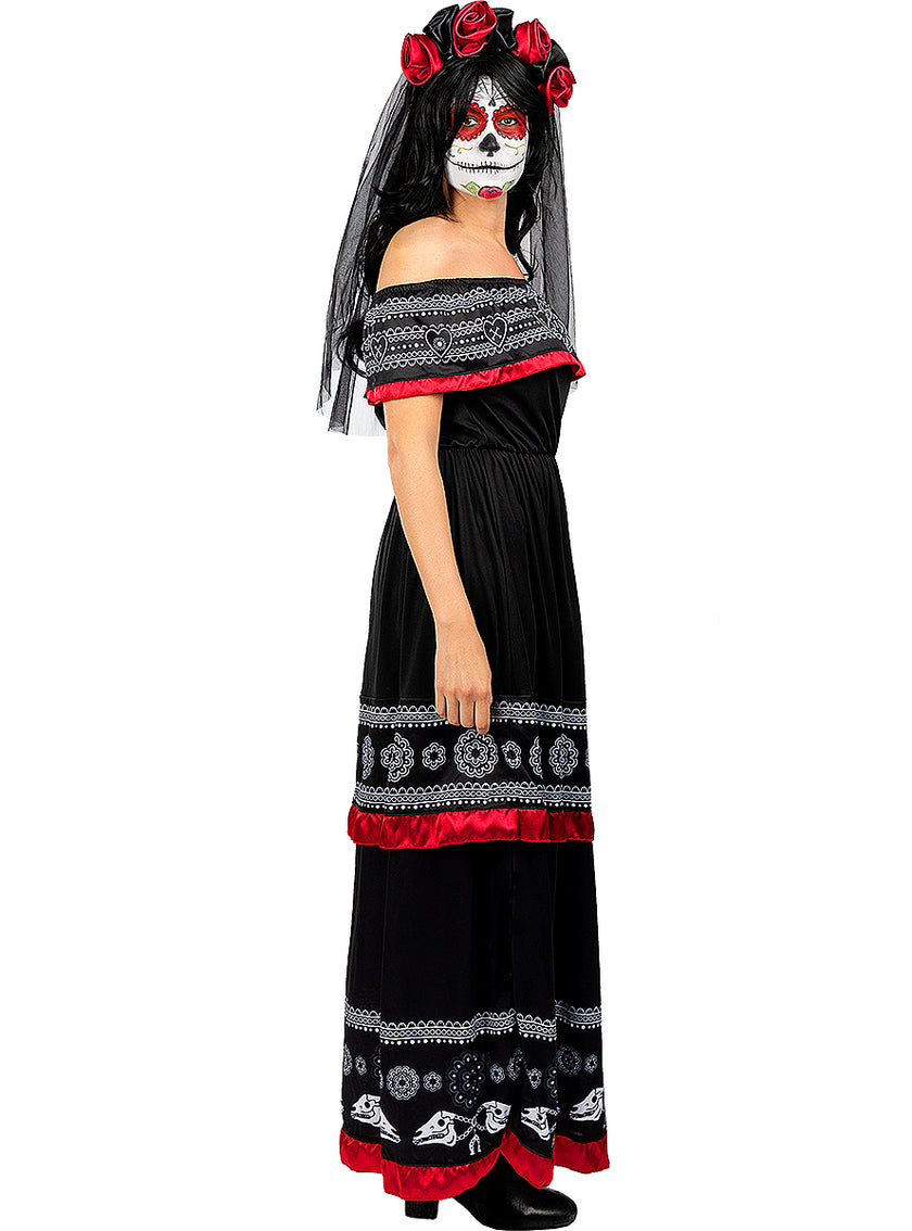 Déguisement Dia de los Muertos pour femme