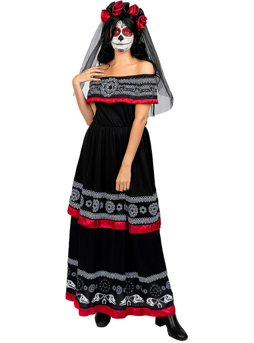 Déguisement Dia de los Muertos pour femme