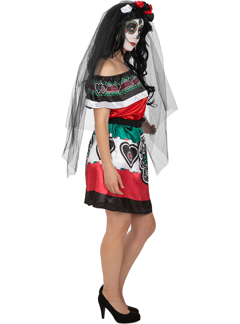 Déguisement Dia de los Muertos Mexico pour femme