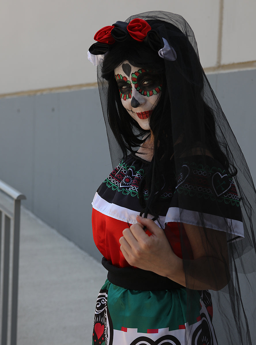 Déguisement Dia de los Muertos Mexico pour femme