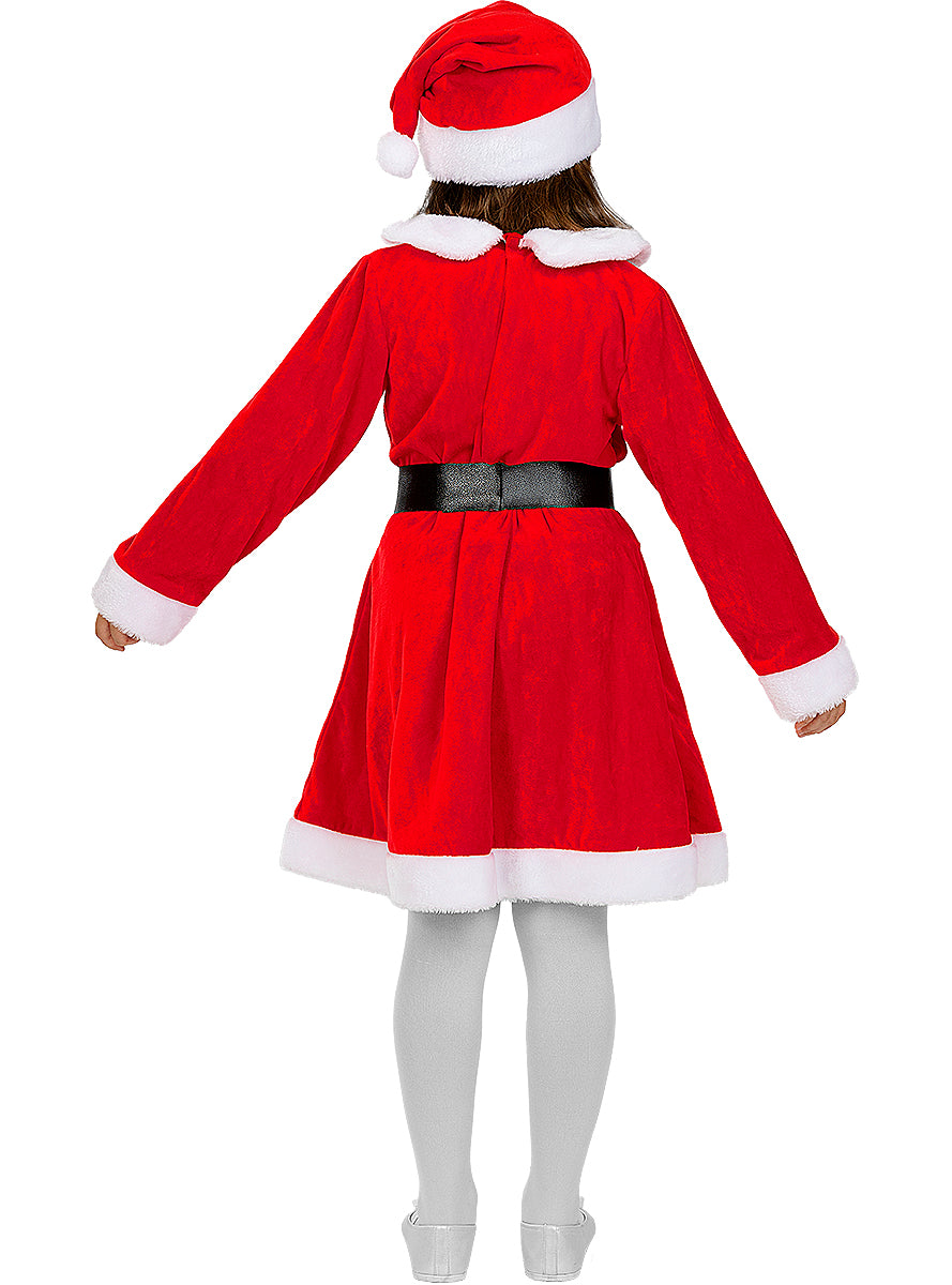 Déguisement mère noël deluxe pour fille