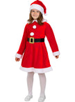 Déguisement mère noël deluxe pour fille