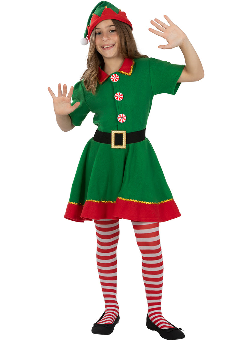Déguisement lutin de noël pour fille
