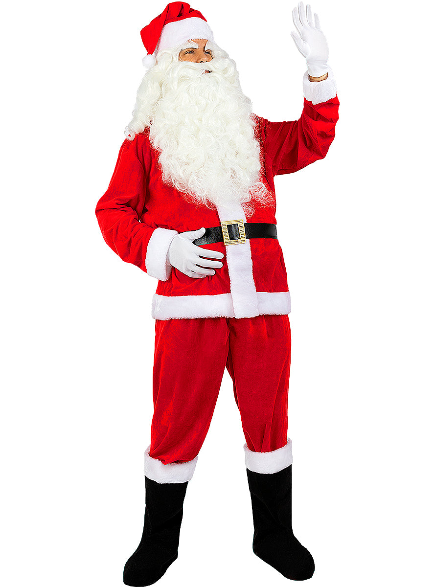 Déguisement père noël deluxe pour homme grande taille