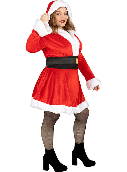 Déguisement mère noël deluxe pour femme grande taille
