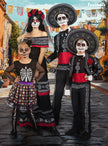 Déguisement Dia de los Muertos pour homme grande taille