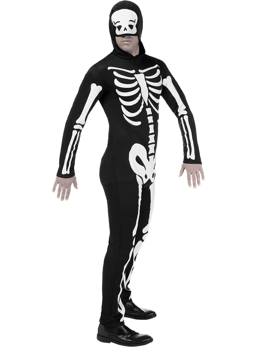 Costume de squelette pour homme grande taille