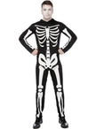 Costume de squelette pour homme grande taille